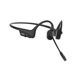 Shokz OpenComm2 (2nd Gen) Wireless Open-Ear Bone Conduction Stereo Business Headset - Black DSP Noise-Cancelling Boom Microphone with Mute Button - Designed for All-Day Comfort - Bluetooth 5.1 - Up to 16 Hours Talk Time / 8 Hours Listening