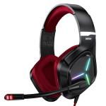 Vertux BLITZ.RED Gaming Headphone - Red 7.1 Surround Sound - Noise Isolating Microphone - Inline Controller - USB Connection - Adjustable Headband - 360 Degree Audio - Multi-latform Compatibility