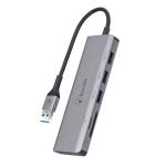 Bonelk Long-Life Series USB-A  to 4  Port USB  3.0 + SD/MicoSD Reader ( Space Grey )
