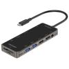Promate 11-in-1 USB Multi-Port Hub with USB-C Connector - Grey Includes 100W PD - 4K HDMI Port 1080 VGA - Dual Display - RJ45 Port - USB-A 3.0 / 2.0 Ports - AUX - SD / TF Card Slots Promate 11-in-1 USB Multi-Port Hub with USB-C Connector - Grey Includes 100W PD - 4K HDMI Port 1080 VGA - Dual Display - RJ45 Port - USB-A 3.0 / 2.0 Ports - AUX - SD / TF Card Slots