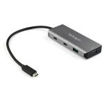 StarTech.com 4 Port USB-C Hub with 2x USB A & 2x USB-C SuperSpeed 10Gbps USB Type-C 3.1/3.2 Gen 2 Hub - USB Bus Powered - Portable USB-C to USB Adapter Hub - Aluminum - 25cm Cable