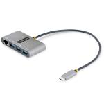 StarTech.com 3 Port USB-C Hub with Ethernet Portable
