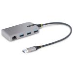 StarTech.com 3 Port USB Hub with GbE Ethernet Adapter