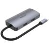 Unitek uHUB P5 Trio 5-in-1 USB 3.1 Mulit-Port Hub with USB-C Connector - Space Grey Includes 2x HDMI Ports - 1x VGA Port Plus PD 100W - Supports Triple Display - HDMI UHD 4K30Hz & VGA FHD 1080p60Hz Unitek uHUB P5 Trio 5-in-1 USB 3.1 Mulit-Port Hub with USB-C Connector - Space Grey Includes 2x HDMI Ports - 1x VGA Port Plus PD 100W - Supports Triple Display - HDMI UHD 4K30Hz & VGA FHD 1080p60Hz