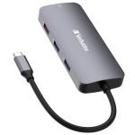 Verbatim 32152 Multiport USB-C Hub - 9 Ports
