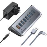 Yottamaster 7 Ports +  1 Charge Port 18W USB Hub