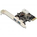 Digitus DS-30220-4 PCIE USB3.0 2-Port Add-On card w/low Profile