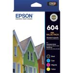 Epson 604 Standard Capacity Ink Cartridge Value Pack - Black & Colour