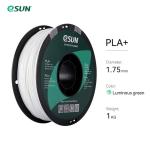 eSun PLA Luminous Glow in the Dark Filament - Luminous Green 1kg Roll - 1.75mm - Compatible with Most FDM 3D Printers / like Creality / Bambu Lab / FlashForge / JGMaker / Raise3D / Prusa / Voron