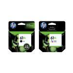 HP 61XL Ink Value Pack Black+ Tri-Colour for HP DeskJet 1000, 1050, 2000, 2050, 2510, 2540,3000,3050, 1510, Envy 4504, 5530, 4500, Officejet 2620, 4630 Printer
