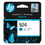 HP 924 Ink Cartridge Cyan, Yield 400 pages for OfficeJet Pro 8130e, 8120e, 8123, 8130 Printer