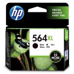 HP 564XL Ink Cartridge Black, Yield 550 pages for HP DeskJet 3070, 3520, OfficeJet 4610, 4620, Photosmart 5510, 5520, 6510, 6520, 7510, 7520, C5380, C6375, C6380, C5460 Printer