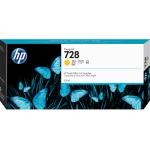 HP 728 300ml DesignJet Ink Cartridge - Yellow F9K15A
