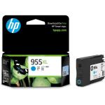 HP 955XL Ink Cartridge Cyan, Yield 1600 pages for HP OfficeJet Pro 7720, 7730, 7740, 8210, 8710, 8720, 8730, 8740, 8745 Printer