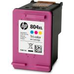 HP 804XL Ink Cartridge Tri-Colour, Yield 415  pages for HP Envy Photo 6220, 6222, 6234, 7120,7220, 7820, 7822Printer