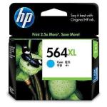 HP 564XL Ink Cartridge - Cyan 750 Pages - for HP DeskJet 3070 / 3520 / OfficeJet 4610 / 4620 / Photosmart 5510 / 5520 / 6510 / 6520 / 7510 / 7520 / C5380 / C6375 / C6380 / C5460 Printer