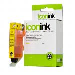 Icon Ink Cartridge Compatible for Canon CLI521 - Yellow