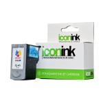 Icon Remanufactured Ink Cartridge Replacement for Canon CL41 - Colour