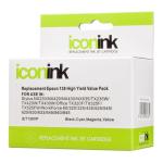 Icon Ink Cartridge Compatible for Epson 138 - BCMY - Value Pack