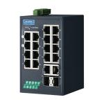 Advantech EKI-5626CI-PN-AE 16+2G port Lite Managed Ethernet Switch support PROFINET, -40~75