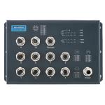 Advantech EKI-9510E-2GMPL-AE EN50155 Managed PoE Switch with 8FE+2GE bypass, 24-48 VDC