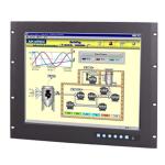 Advantech FPM-3191G-R3BE 19" SXGA Industrial Monitor with Resistive Touch Control, Direct VGA, and DVI Ports