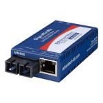 Advantech IMC-370-MMST-PS-A Mini Media Converter,1000Mbps, Multimode 850nm, LFPT, 550m, ST,  AC adapter