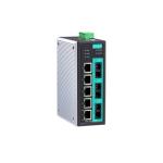 MOXA Industrial switch EDS-408A-3S-SC 8-port Entry-level managed Ethernet switch, 0 to 60°C operating temperature 5 10/100BaseT(X) ports, 3 100BaseFX single-mode ports with SC connectors