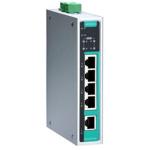 MOXA PoE switch EDS-G205A-4PoE-1GSFP 5-port full Gigabit Unmanaged Gigabit PoE switch, 0 to 60°C operating temperature 4 PoE 10/100/1000BaseT(X) ports, 1 1000BaseX (SFP slot) port