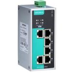 MOXA PoE switch EDS-P206A-4PoE 6-port Unmanaged Ethernet switch with 2 10/100BaseT(X) ports, 4 PoE ports, -10 to 60°C operating temperature