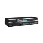 MOXA NPort 6610-16-48V 16-port RS-232 to Ethernet secure device server, 48 VDC input Terminal Servers,NPort 6400/6600 Series