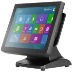 Partner POS Terminal SP-850 15" TFT LCD, PCT 1024x768, Intel Quad Core Celeron 2.0Ghz, 4GB Ram,128GB SSD, 90W Adapter Win10 IoT, Black Color