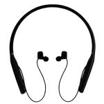 EPOS ADAPT 460 Bluetooth In-Ear Neckband UC Headset - Black Stereo - Bluetooth - 2000cm - Earbud - Binaural - In-ear - Electret  Condenser - MEMS Technology - Omni-Directional - Hyper-cardioid - Noise Cancelling Microphone