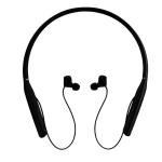 EPOS Adapt 460 Bluetooth In-Ear Neckband UC Headset - Team.X by Sennheiser