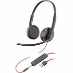 HP POLY HEADSETS 80S11AA Poly Blackwire 3225 Stereo USB-A Headset