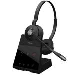 Jabra Engage 65 DECT Wireless On-Ear Headset with Charging Stand - Teams Certified 2-Mics Noise Cancellation / Busy Light / Fast Charge / Up to 150m Distance / Up to 13-Hour Talk-time