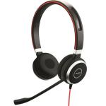 Jabra Engage 40 USB-A Wired On-Ear Headset with In-Line Controls - UC Certified 2-Mics Noise Cancellation / Busy Light