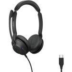 Jabra Evolve2 30 SE USB-C Wired On-Ear Headset - MS Certified 2-Mics Noise Cancellation / Busy Light