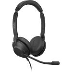 Jabra Evolve2 30 SE USB-A Wired On-Ear Headset - Teams Certified 2-Mics Noise Cancellation / Busy Light