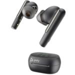 Poly Voyager Free 60+ USB True Wireless Noise Cancelling In-Ear UC Earset - Carbon Black ANC - Stereo - Bluetooth - 3000 cm - 20 Hz - 20 kHz - Earbud - Binaural - Teams Certified - Up to 8 Hours Battery Life
