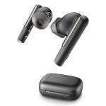 Poly Voyager Free 60 USB-C True Wireless Noise Cancelling In-Ear UC Earset - Carbon Black ANC - Stereo - Mono - True Wireless - Bluetooth - 3000 cm - 20 Hz - 20 kHz - Earbud - Binaural - Up to 21.5 Hours Battery Life