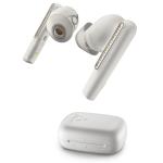 Poly Voyager Free 60 True Wireless Noise Cancelling In-Ear UC Earset - White Sand ANC - Stereo - Bluetooth - 3000 cm - 20 Hz - 20 kHz - Earbud - Binaural - Up to 5.5 Hours Battery Life / 21 Hours Total