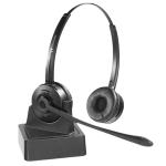 VBeT VT-9600-D 9600 Binaural headset, dual pairing, up to 30m range & comes with charging base