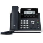 Yealink T43U 12-Line IP Desk Phone with 3.7" Screen - WiFi Via WF40/WF50 - Bluetooth Via BT40/BT41 - Supports Expansion Modules - Up to 12 SIP PoE Support - USB Headset & EHS Support