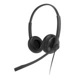 Yealink UH34 DUAL TEAMS Wired Headset USB-A 2.0 - Noise Cancelling Microphone - Leather Ear Cusions - Controller (Teams button)