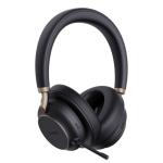 Yealink BH76 Plus Bluetooth Over-Ear Active Noise Cancelling Headset - Teams Certified BT51-A / 5-Mics Noise Cancellation / Dynamic ANC / Retractable Mic / Busy Light / QI Wireless Charging / Up to 45m Distance / Up to 35-Hour Talk-time