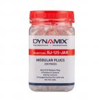 Dynamix RJ-12 6P6C Modular Plug. 3 micron. (Sold individually Packaged in Jars of 200 pieces RJ12)