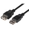 Dynamix C-U2-1 USB-A 2.0 Male to USB-A Female Extension Cable - 1m - Black Premium Quality - Retail Packed Bag Dynamix C-U2-1 USB-A 2.0 Male to USB-A Female Extension Cable - 1m - Black Premium Quality - Retail Packed Bag