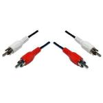 Dynamix CA-2RCA-2 Audio 2 RCA to 2 RCA Cable - 2m - Red & White