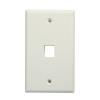 Dynamix FP-110 SINGLE UTP KEYSTONE JACK TYPE110 Single Port Face Plate for 110/Keystone Jacks. Dynamix FP-110 SINGLE UTP KEYSTONE JACK TYPE110 Single Port Face Plate for 110/Keystone Jacks.